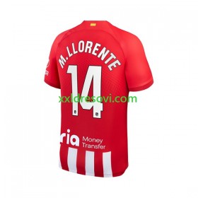 Atlético Madrid 2 Marcos Llorente 14 Domaći Nogometni Dres 2023-2024